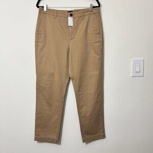 J.Crew Factory Women’s Chino Pants Size 10 Style AD156 Tan Camel New